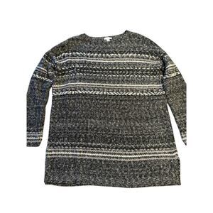 J Jill Sweater Black/White Size XS